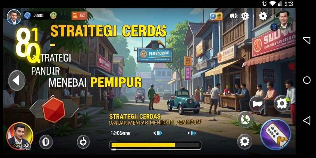 Tangkapan layar gameplay 8QR yang menarik dan strategis.