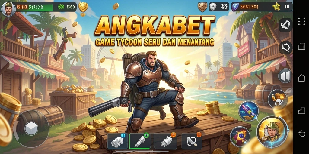 Tampilan gameplay menarik dari game Tycoon ANGKABET.