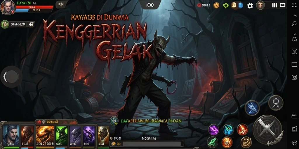 Tampilan mendebarkan dari gameplay DAYA138 yang menampilkan kengerian.