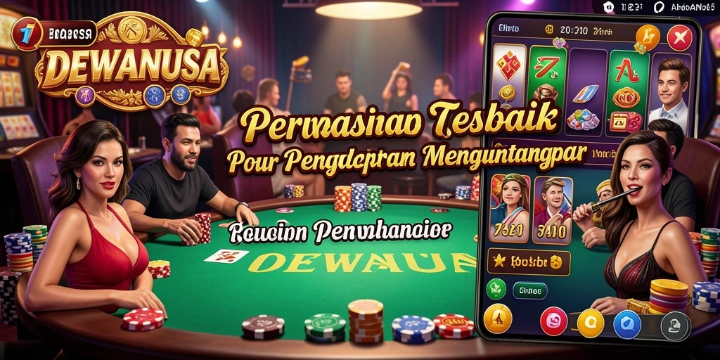 Screenshot gameplay DEWANUSA menampilkan aksi seru permainan kasino.