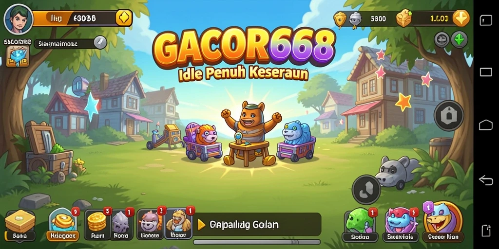 Tampilan gameplay GACOR668 yang menghibur dan penuh strategi.