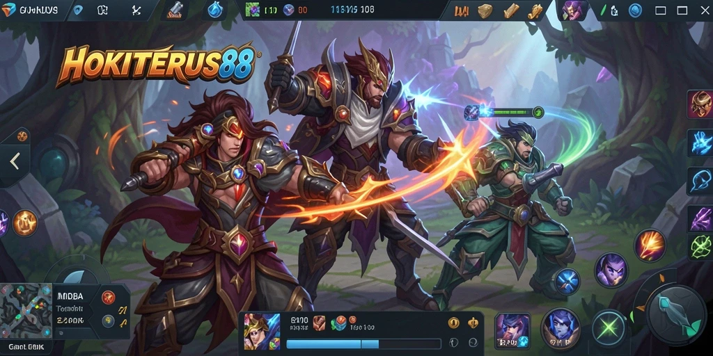 Gameplay intens dari HOKITERUS88 dalam aksi.