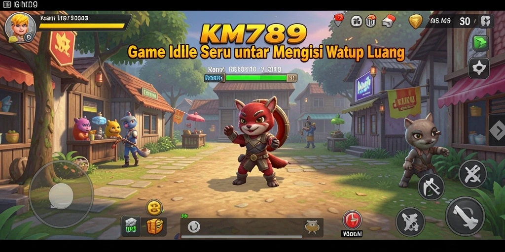 Screenshot gameplay menunjukkan aksi menarik dalam game Idle.