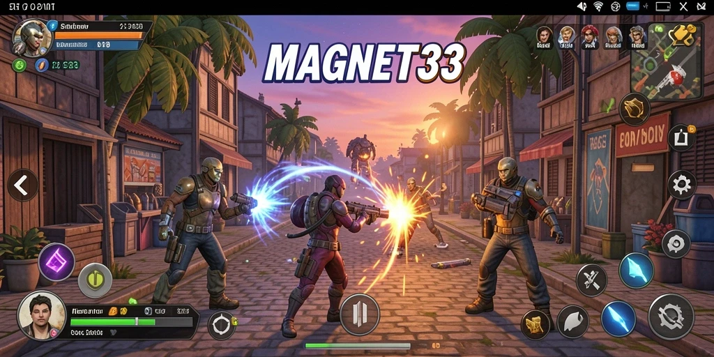 Tampilan gameplay MAGNET33 dengan aksi menarik dan tantangan seru.