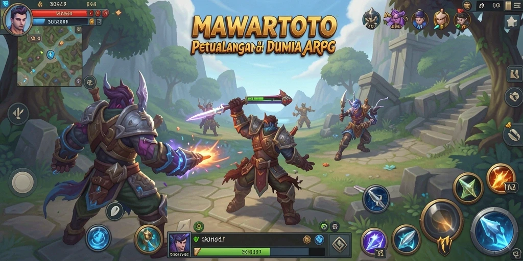 Gameplay seru ARPG di MAWARTOTO dengan pertarungan epik.