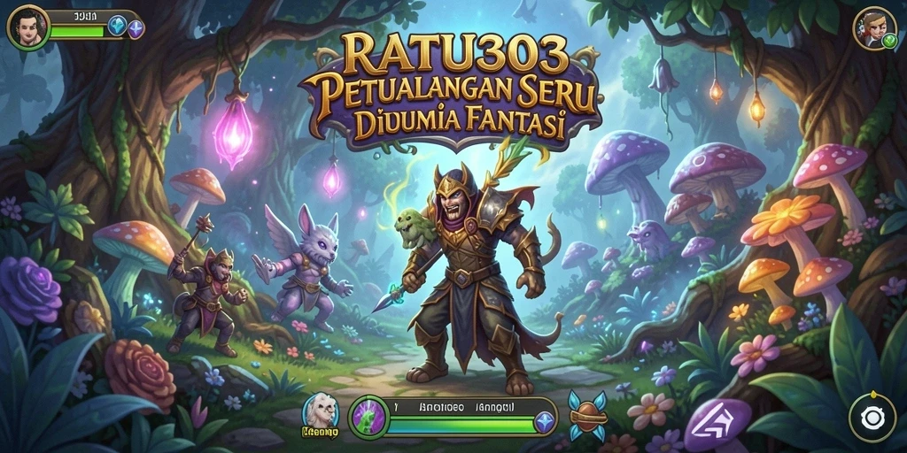 Tampilan gameplay epik dari RATU303 yang penuh petualangan.