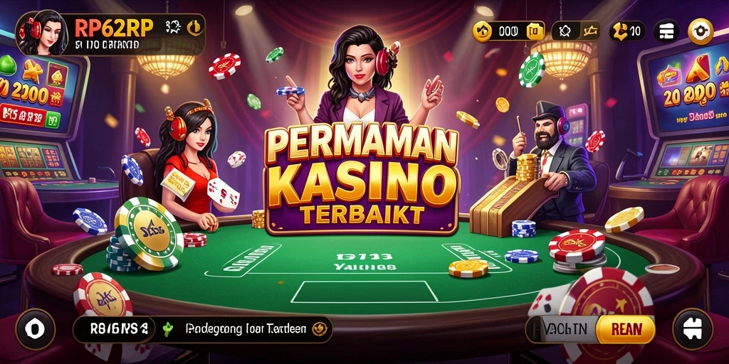 Screenshot dari gameplay menampilkan keseruan permainan Kasino.