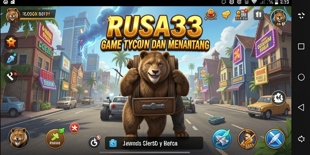 Tampilan gameplay RUSA33 yang menampilkan strategi Tycoon yang menarik.