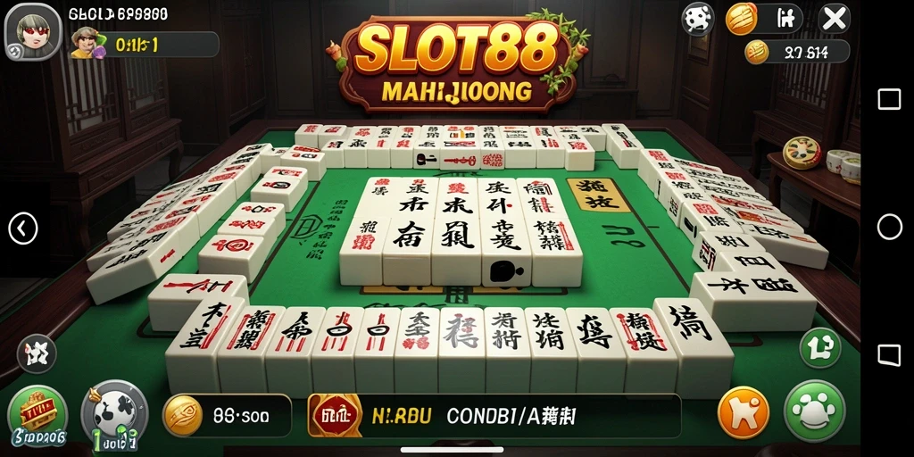 Screenshot utama SLOT88 menampilkan gameplay Mahjong yang seru dan menantang.
