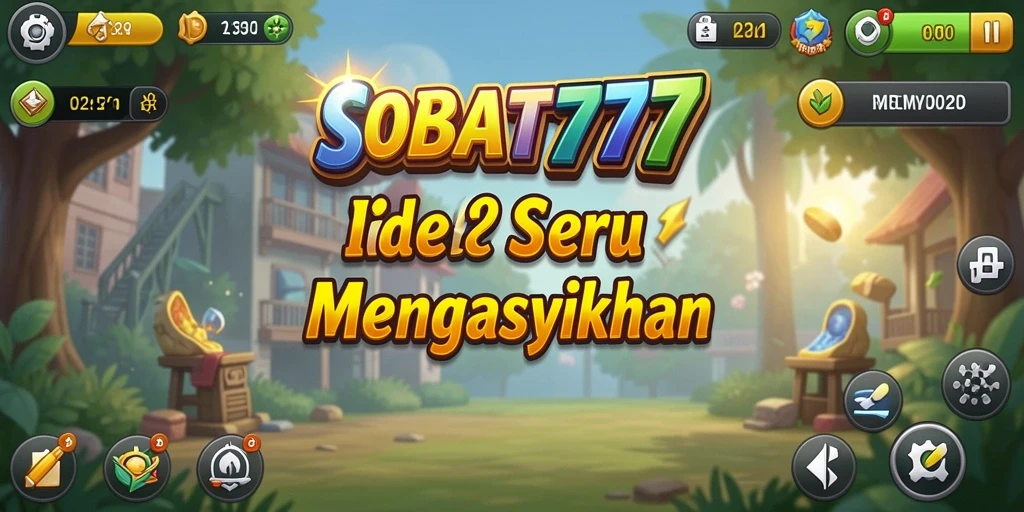 Tampilan gameplay SOBAT777 yang menakjubkan dan menyenangkan.