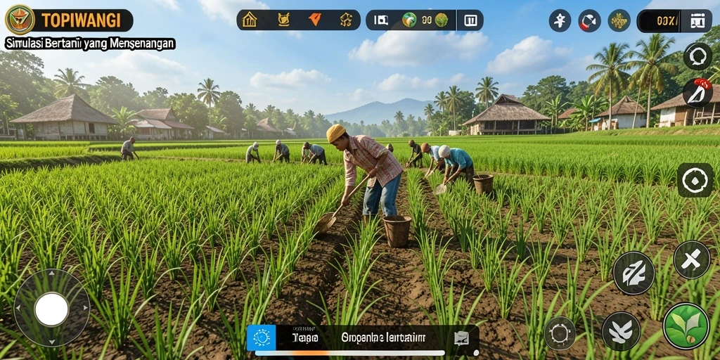 Gameplay menarik dalam dunia pertanian TOPIWANGI