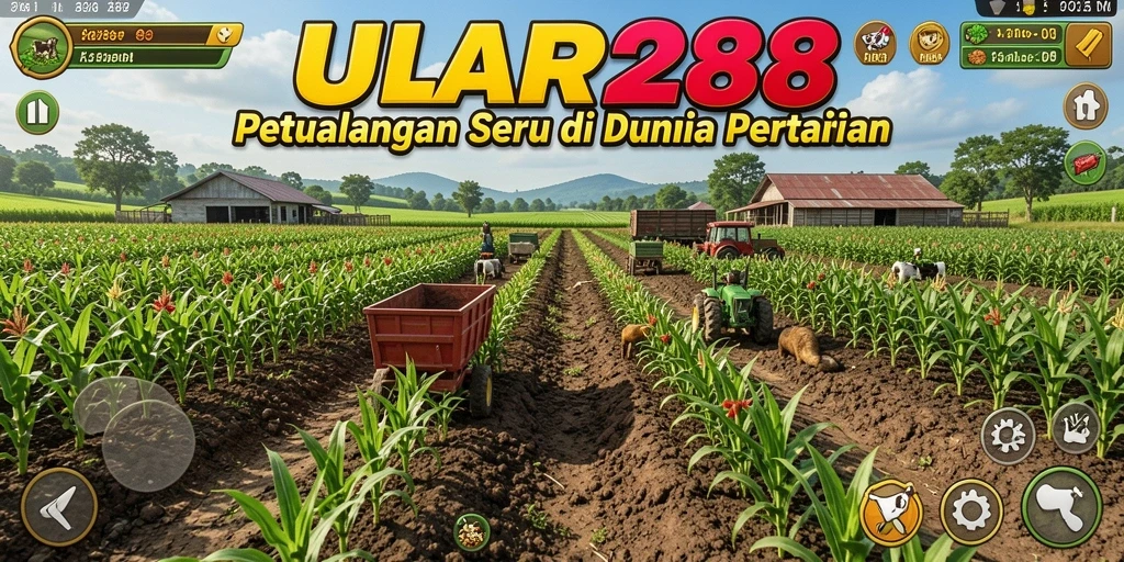 Tampilan screenshot ULAR288 menampilkan aktivitas bertani yang seru dan menarik.