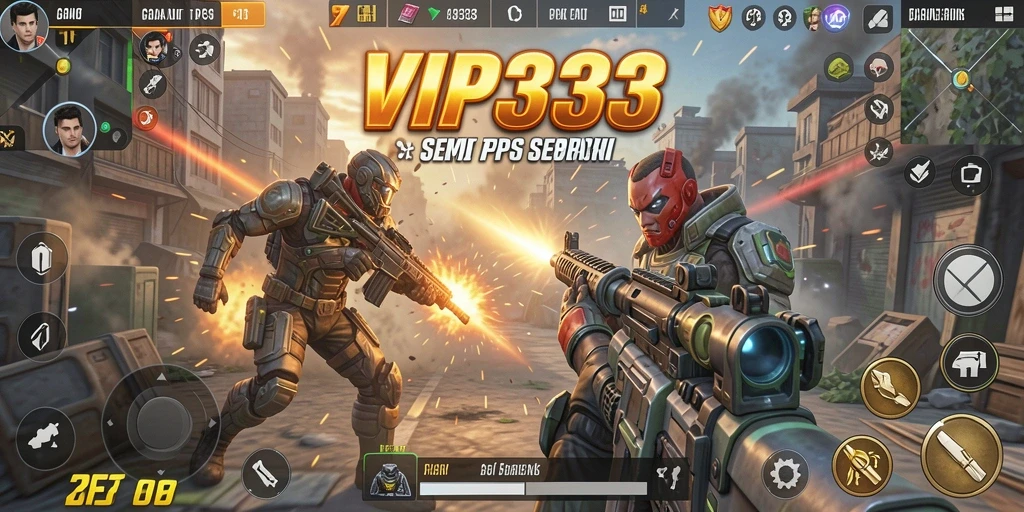 Gameplay mendebarkan dari VIP333 dengan aksi pertempuran yang intens.